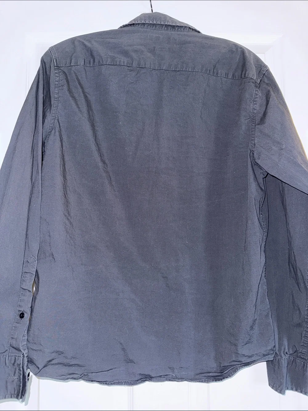 Men's Casual Button-Up Shirt - Gray